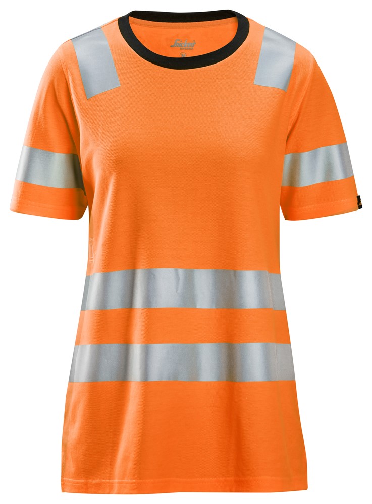High-VIS, Damen-T-Shirt, Warnschutzklasse 2