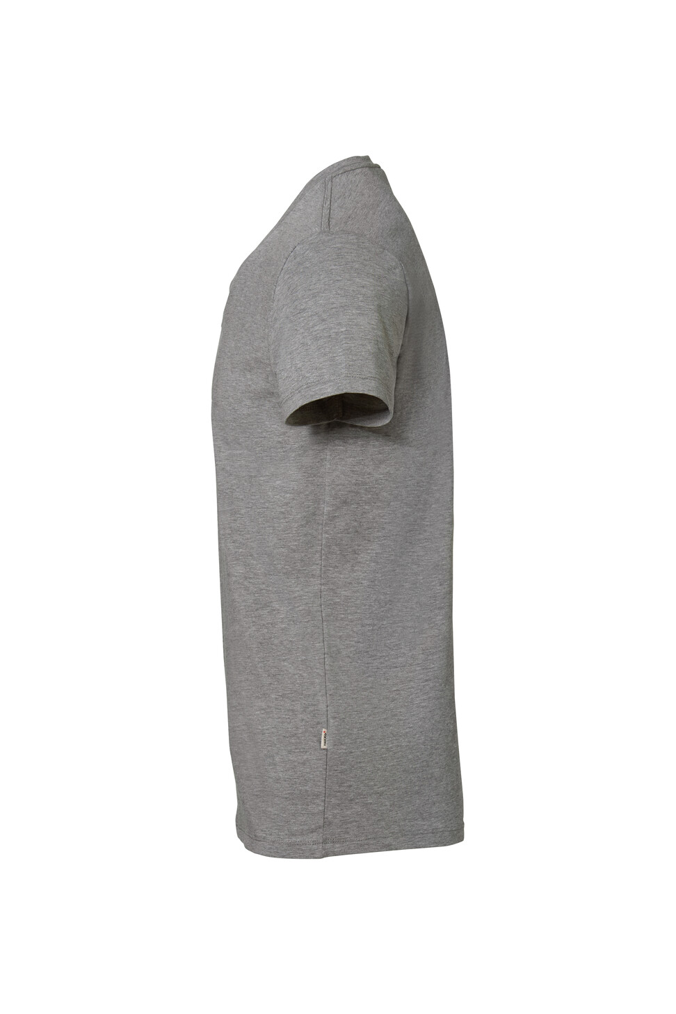Hakro Stretch-Shirt mit V-Ausschnitt 015-grau meliert M