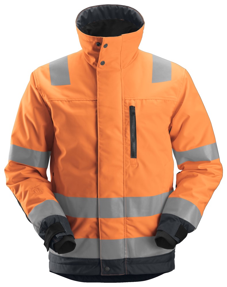 5558 - High Visibility Orange - Steel Grey