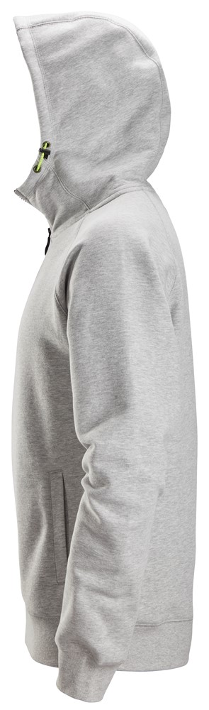 Kapuzenjacke mit durchgehendem Reißverschluss und Logo