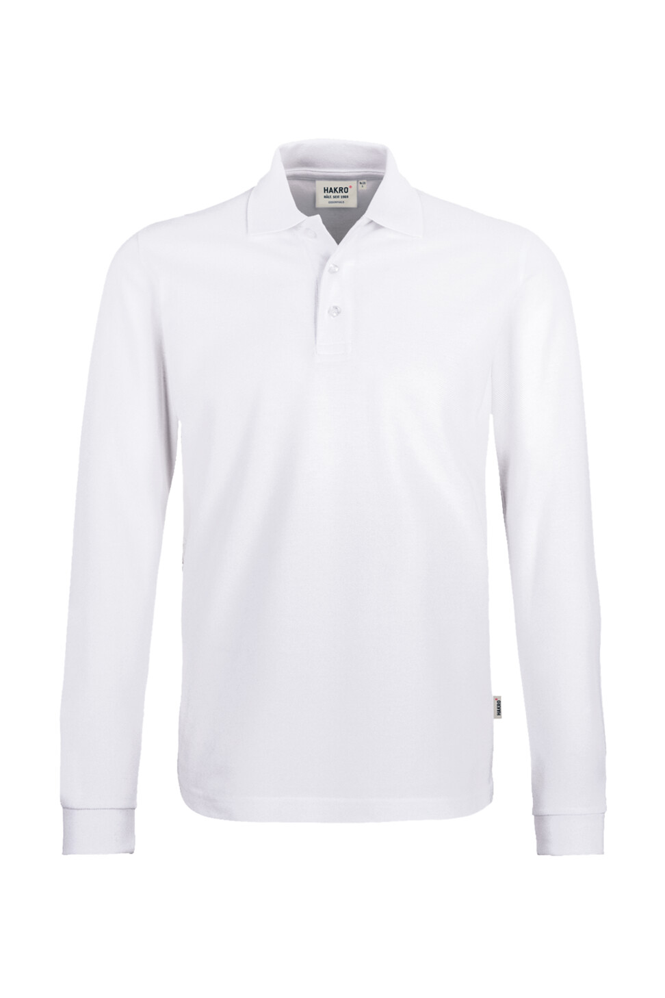 Hakro Longsleeve-Poloshirt Classic 002-rot XS