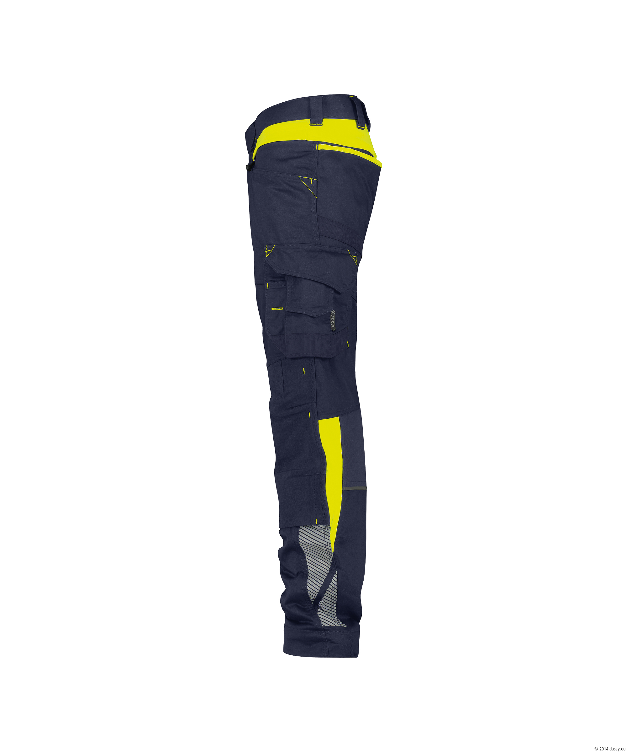 DASSY® Canton 6895-nachtblau-neongelb Standard, 48