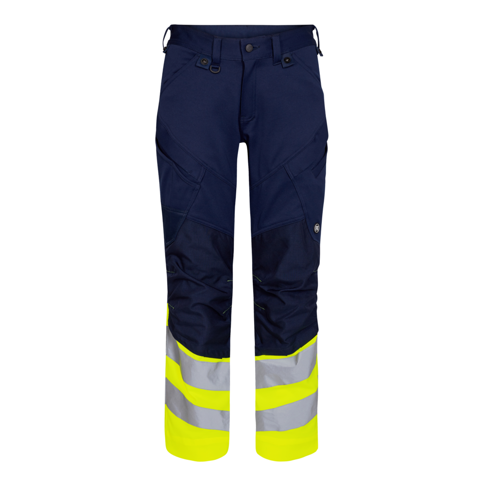F. Engel Cordura Warn-Hose 16538 blauink/gelb CH48C, Kurz