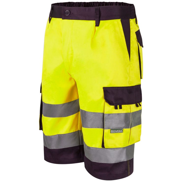 BLEU MARINE/JAUNE FLUO