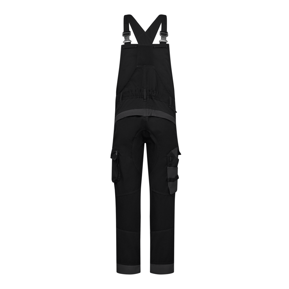 F. Engel X-treme Stretch Latzhose 2079 schwarz/anthrazit CH40C, Kurz