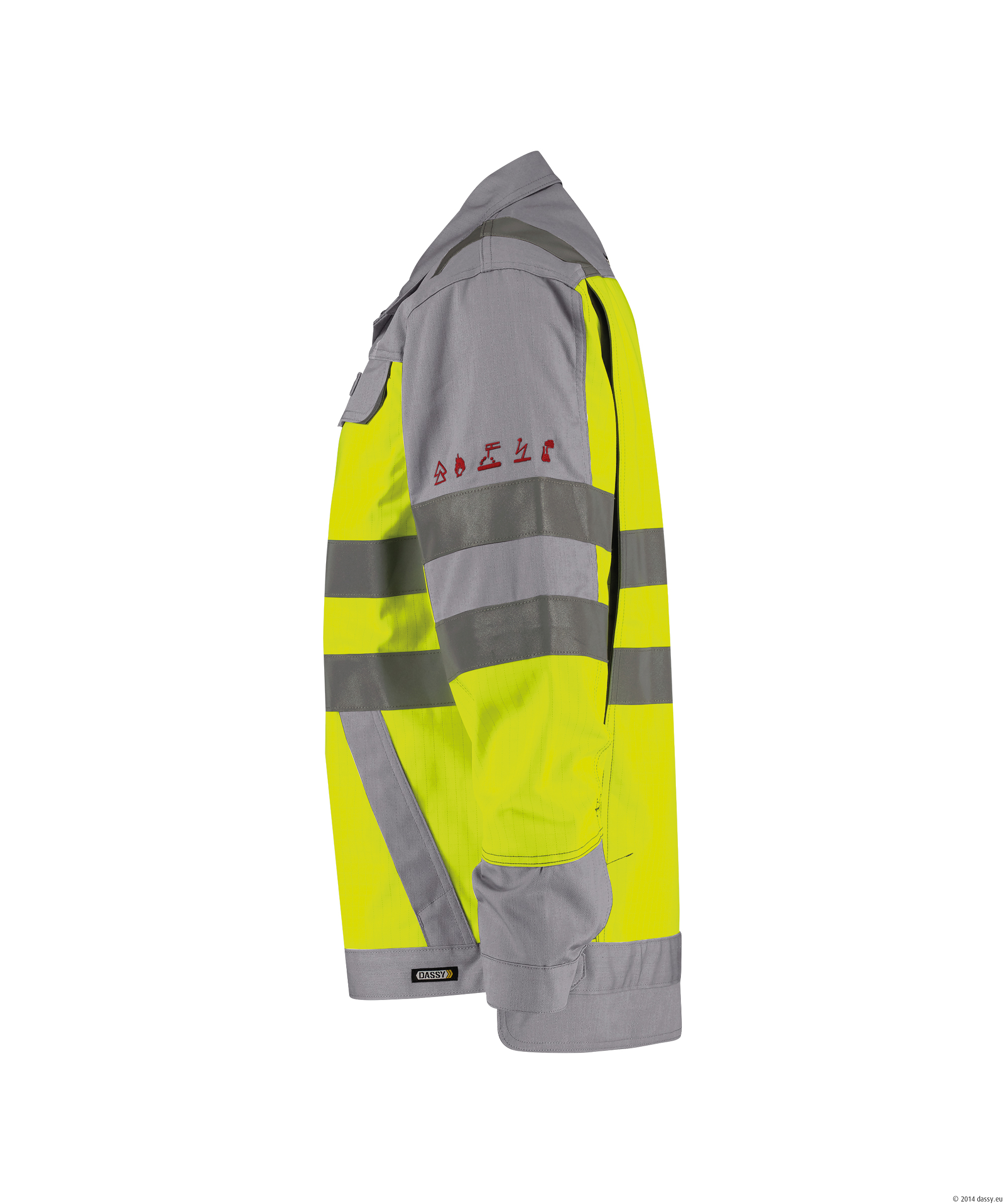 DASSY® Franklin 6943-neongelb-grafitgrau L
