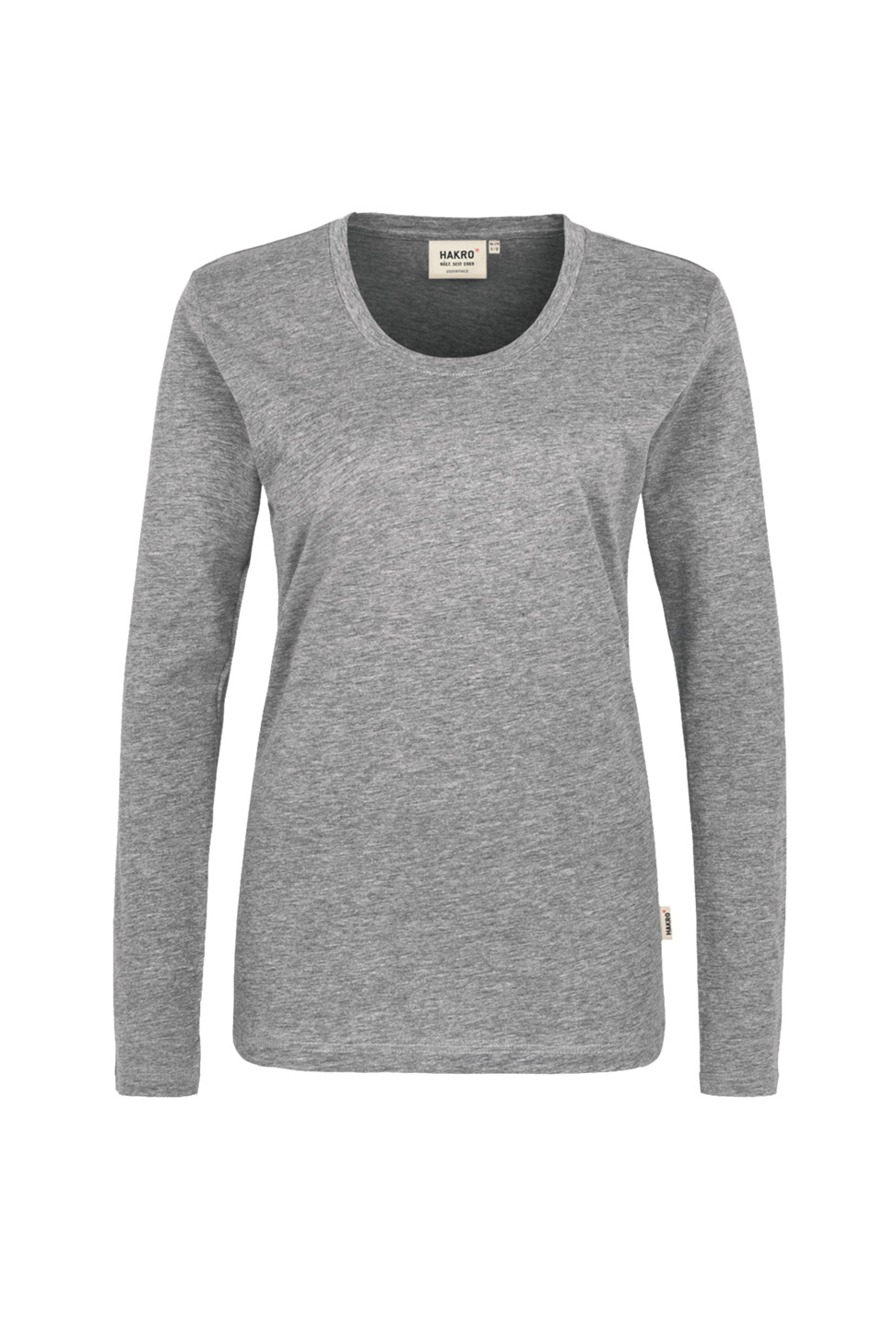 Hakro Longsleeve Damen 015-grau meliert 2XL