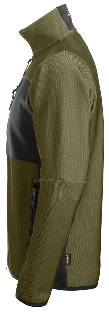Zwischenschicht-Jacke mit durchgehendem Reißverschluss
