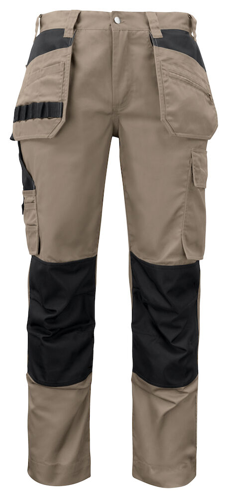 5531 ARBEITSHOSE MIT KNIEVERSTÄRKUNG UND HÄNGETASCHEN MODERNER SCHNITT 82 khaki D88, Kurz