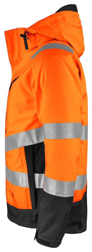 6445 WIND- UND WASSERDICHTER PARKA 3-IN-1 EN ISO 20471 KLASSE 3/2 1799 orange/schwarz XS