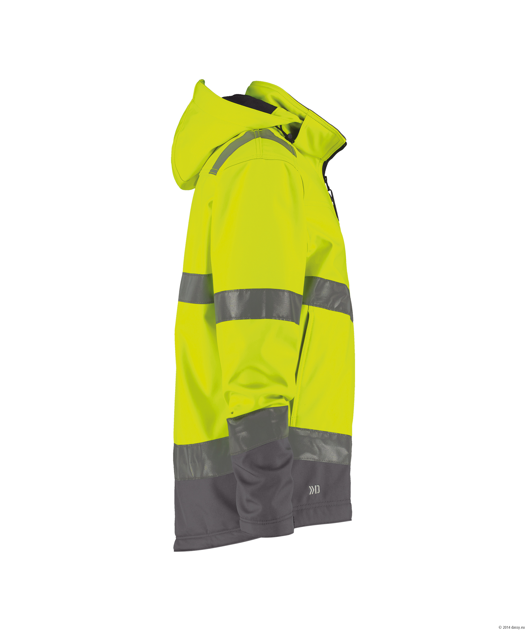DASSY® Malaga 6941-neongelb-zementgrau XL