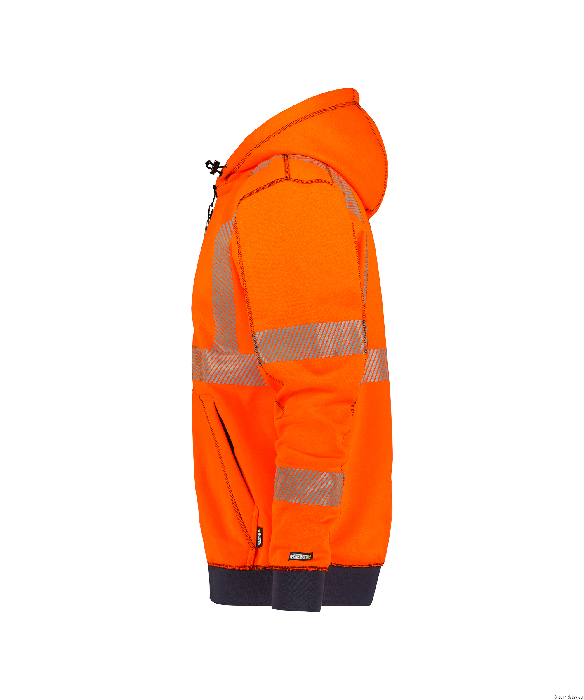 DASSY® Evans 6681-neonorange-dunkelblau L