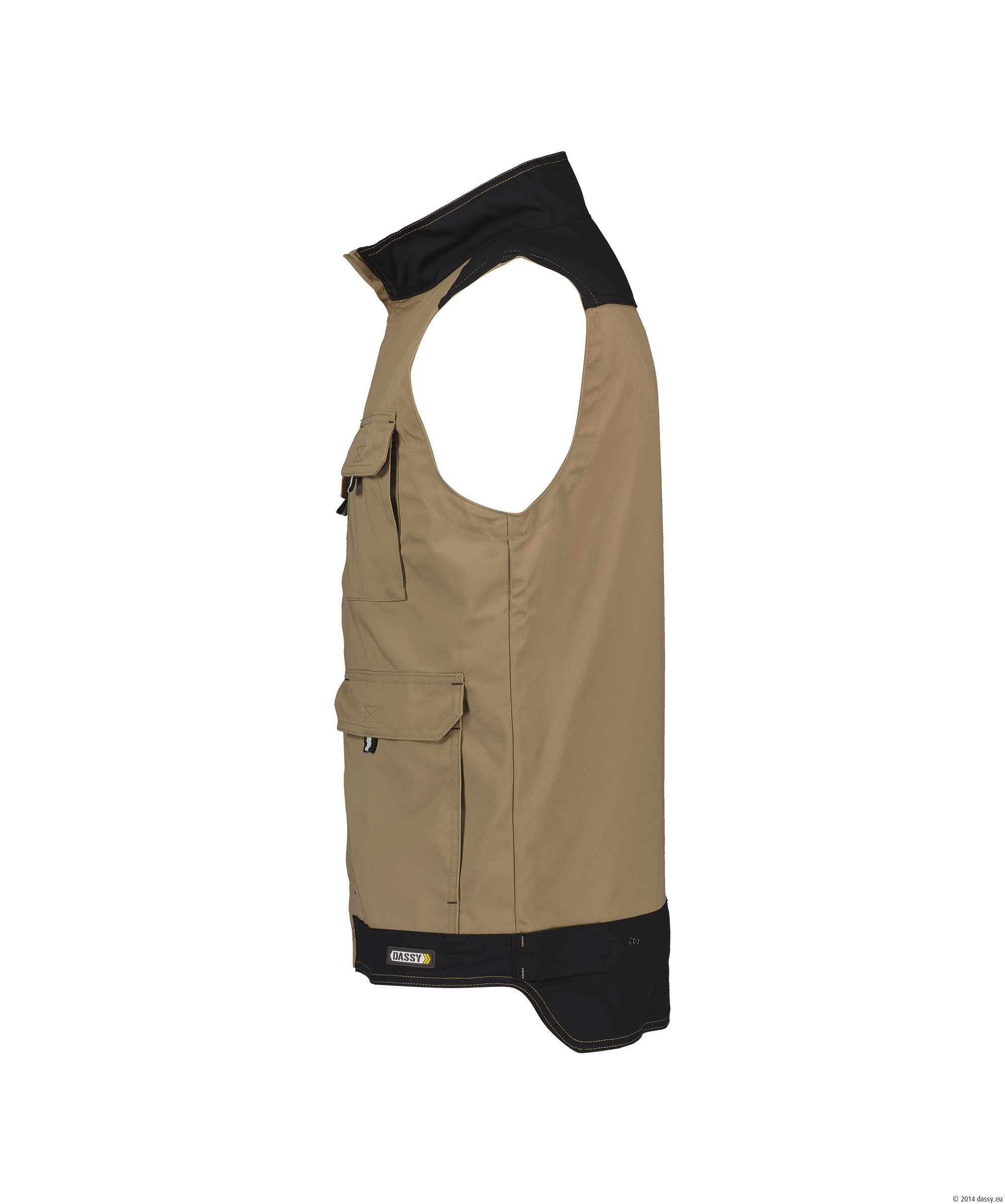 DASSY® Faro 6571-khaki-schwarz XS