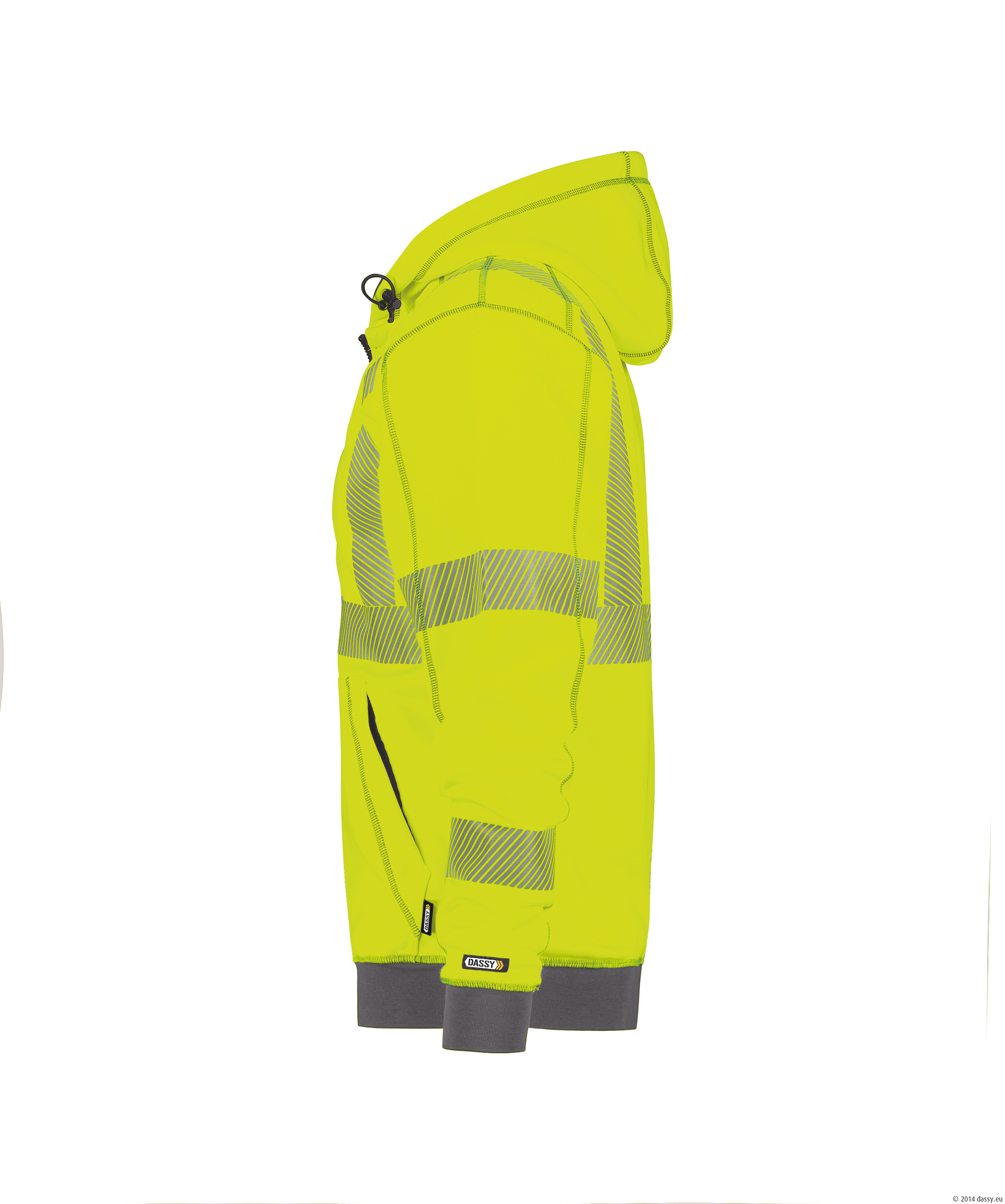 DASSY® Evans 6941-neongelb-zementgrau XS